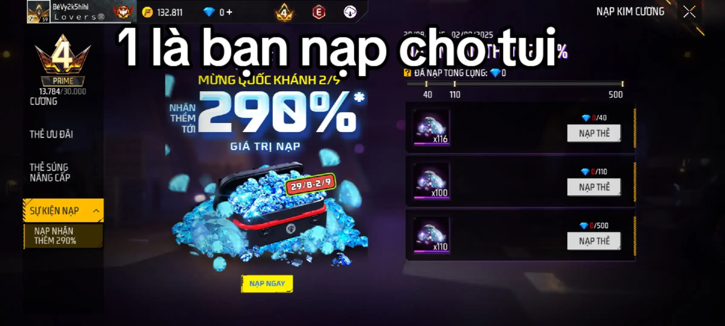 @Garaa ko nạp là có chuyện#trend #garenafreefire #saigonmelon🚬 #xuhuongtiktok 