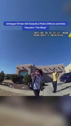 Unhinged 18-Year-Old Assaults 2 Police Officers and Gets Placed in 
