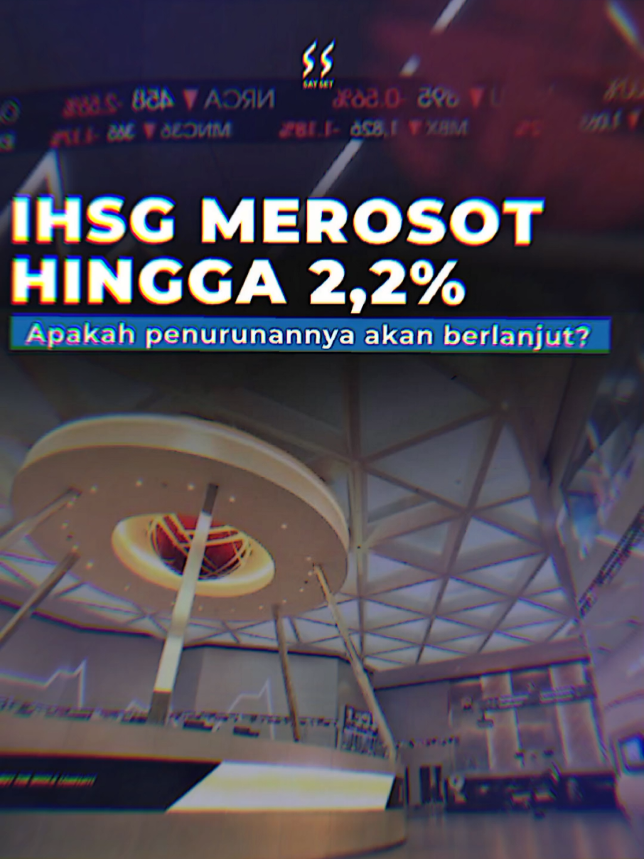 IHSG merosot imbas demo dan aksi jual asing ⛔🚨 #ihsg #demo #saham #fypage #sahamindonesia 