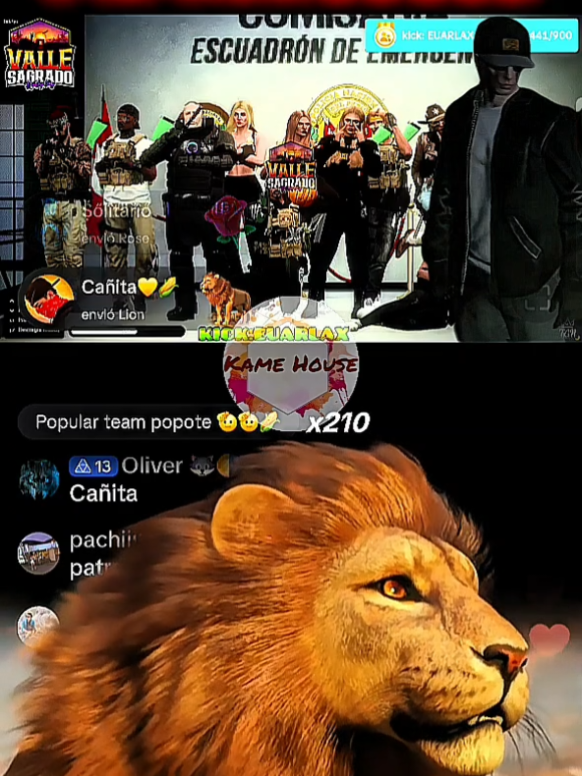 Cañita🌽 Popote Mamani😎 le regala un leon a su amigo payasito Eurlax y le dedica unas palabras a cañita y la comunidad choclito 🌽🫡@Cañita💛🌽 @Cañita🌽💛 @🖤Oscuro☕️ #cañita #cañita7w7 #gta5 #paratii #paratiiiiiiiiiiiiiiiiiiiiiiiiiiiiiii 
