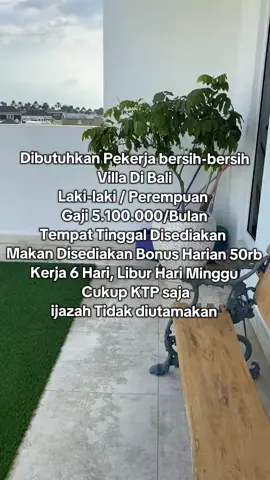 jika minat langsung ke bio kami saja #fyp #village #lowongankerja #masukberanda #villabali #xybca #4you 