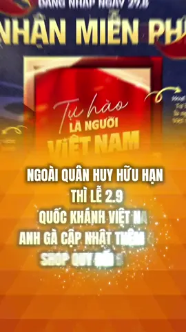 Lễ 2 tháng 9 anh gà cập nhật lại lại rồi nhé #aocongchua #hansonak #lienquanmobile #lienquanmobile_garena #xuhuong 