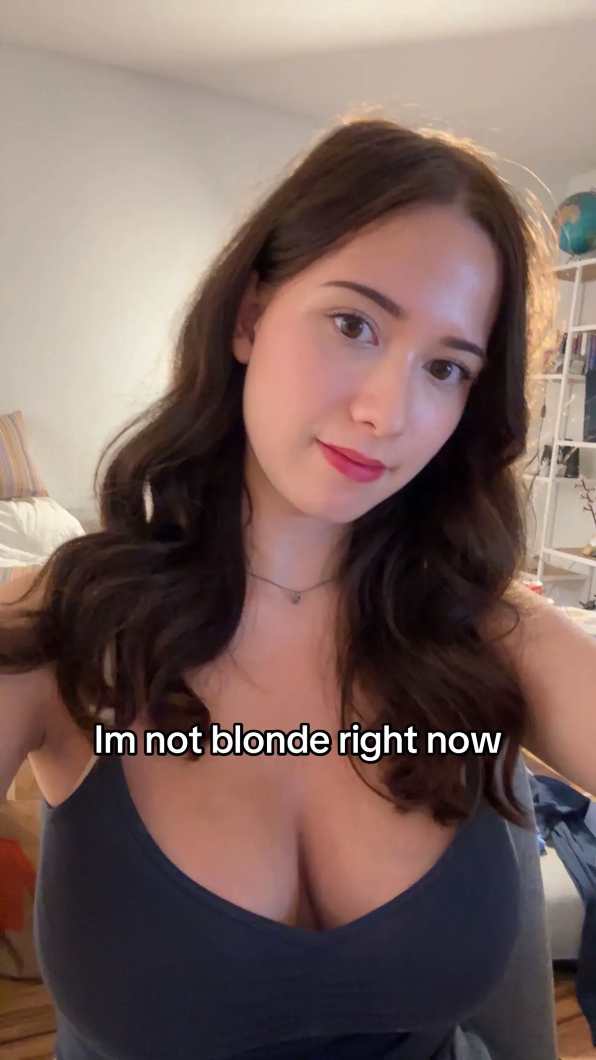 Went back to my natural haircolour brown, But i lwk miss my blonde era #blondehair #dyedhair #hair 