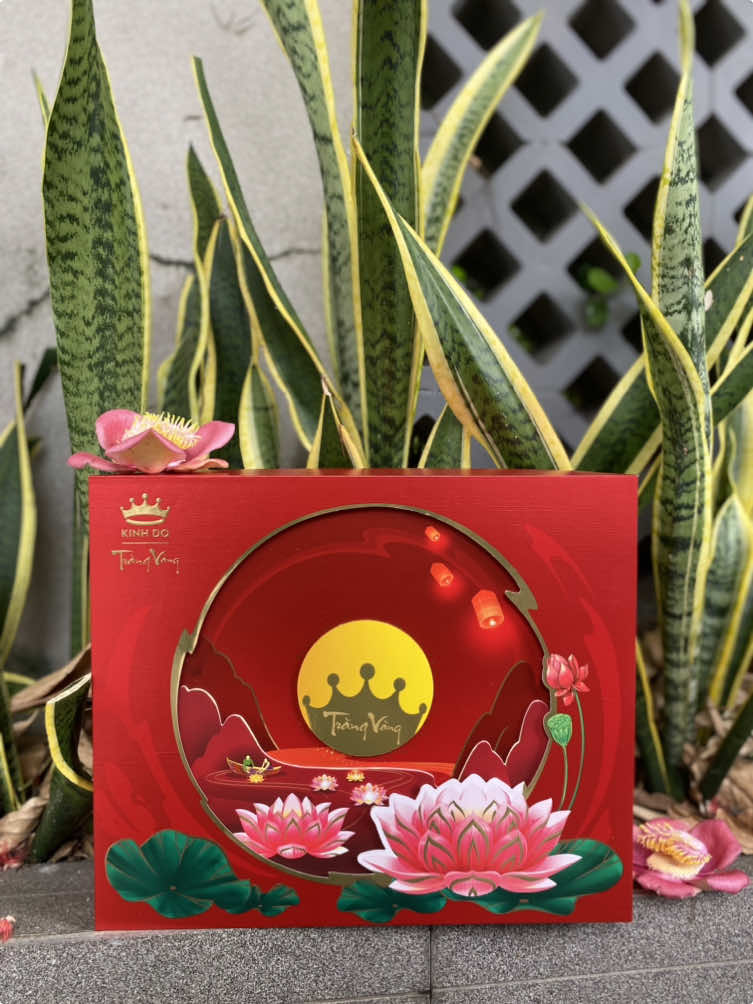 Set bánh trung thu Kinh Đô Trăng Vàng Hồng Ngọc An Thịnh (đỏ) - hộp 4 bánh#songday #viral #tettrungthu #trungthu #kinhdo 