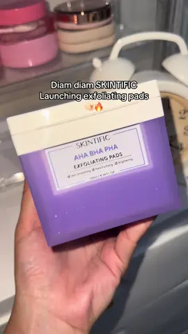 New launch SKINTIFIC!!#skintific #skintificmy #tonerpad #exfoliatingpads