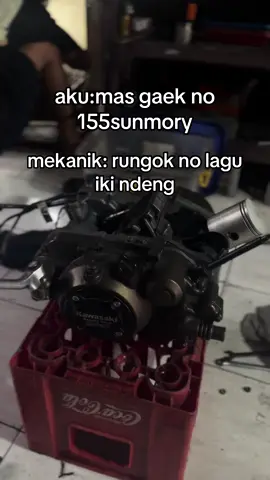 🥲#ninja155sunmory #ninjass #twostroke #kiosbalap135official 