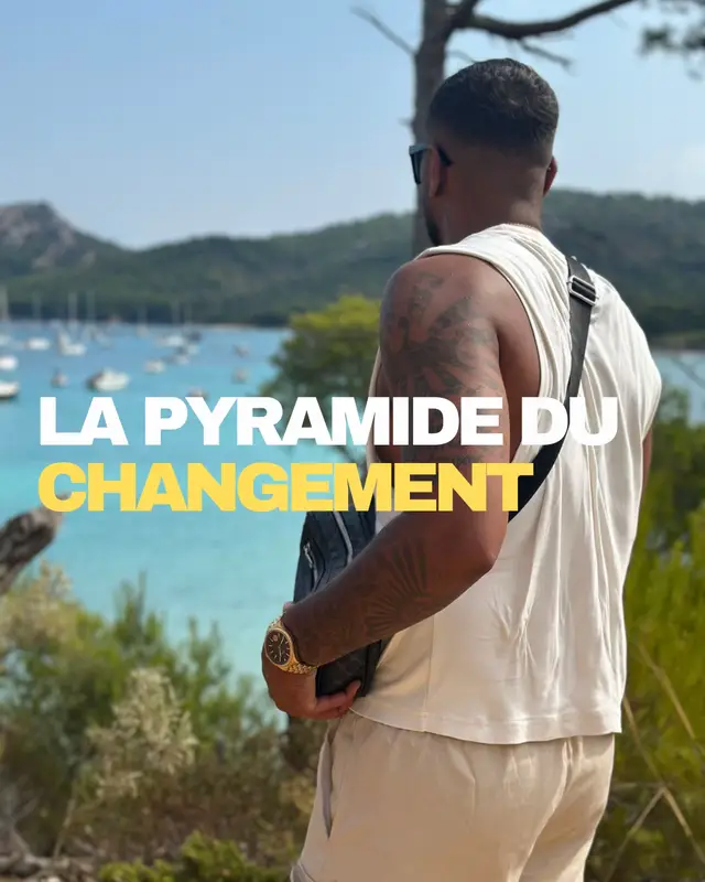 ✨ La pyramide du changement résume une vérité simple : personne ne peut grimper à ta place. Tu commences par une prise de conscience, tu assumes ta responsabilité, puis tu passes à l’action. Et c’est seulement là que viennent la paix et la joie. 💡 Le succès n’est pas un coup de chance, c’est un processus. Marche après marche, décision après décision, tu construis ta transformation. 👉 N’attends pas que la vie change pour toi. Sois celui ou celle qui crée le changement. ⸻ #mindset #motivation #developpementpersonnel #succes #entrepreneur             