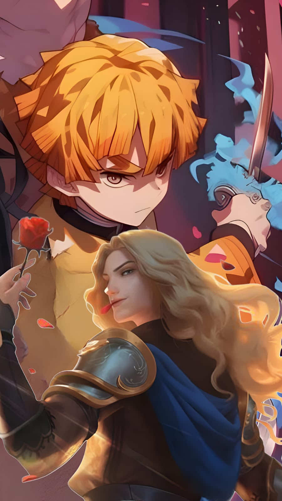 MLBB X DEMON SLAYER - LANCELOT X ZENITSU #SeasonsEndGiveaway #MLBBNEXT2025 #estheriacreator #fyp 