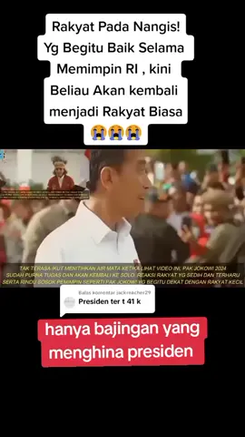 Membalas @jackreacher29 hanya bajingan yang menghina presiden 