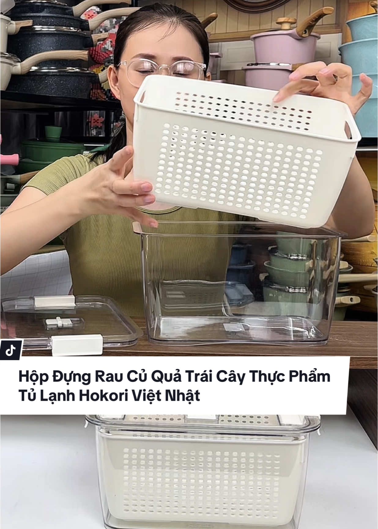 Hộp Nhựa Đựng Rau Củ Quả Trái Cây Thực Phẩm Đa Năng Việt Nhật Có Rổ Có Nắp Khoá Gài Chắc Chắn Đựng Máy Hút Sữa Chọn Size Lớn #thuplastic #tmgr #hopnhuadungthucpham #hopnhuadungthucphamtulanh #hopnhuaconap #hopdungraucu #hopnhuahokori #nhuavietnhat 