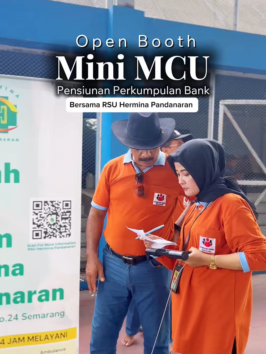 ✨ RSU Hermina Pandanaran ✨ Bekerjasama dengan Pensiunan Bank di Kota Semarang, kami turut berpartisipasi dalam kegiatan kesehatan dengan memberikan: 💓 Pemeriksaan Tekanan Darah 🩸 Pemeriksaan Gula Darah Sewaktu ⚖️ Pemeriksaan BMI 👩‍⚕️ Konsultasi Dokter Semoga kegiatan ini bermanfaat dalam menjaga kesehatan para pensiunan agar tetap sehat, aktif, dan bahagia. 🌿💚 #RSHerminaPandanaran #SahabatHermina #KesehatanBersama #Semarang #CekKesehatan #MedicalCheckup