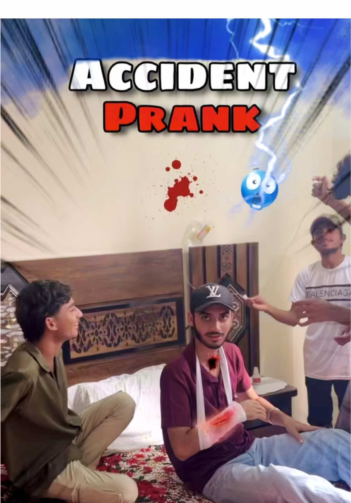 Accident prank with my friend #haiderjanivlogs #viralvideo 
