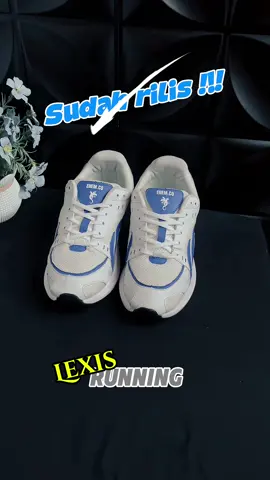 FINALY ❗️ Lexis Running Ehem White Blue 🤩🤙,Cek keranjang Kuning Cuy 💙🤍 #fyp #fypyou #sepatu #sepaturunning #rekomendasi #lokalbrand #produkbaru #ehemcompany 
