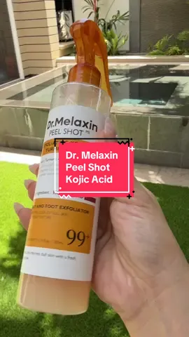 Reveal smoother, brighter-looking skin with Dr. Melaxin Peel Shot Spray! This keratin care formula is infused with kojic acid, turmeric, and niacinamide to help gently exfoliate, refresh dull areas, and support a radiant glow. Perfect for body  care -just spray, smooth, and shine. #DrMelaxin #PeelShot #kojicacid #bodyexfoliator #tiktokshoplaborday 