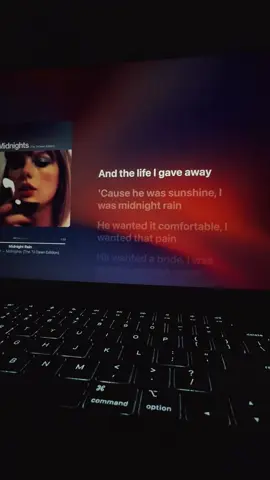 Midnight Rain by Taylor Swift #fypシ゚viral #applemusic #songlyrics #taylorswift #midnightrain 
