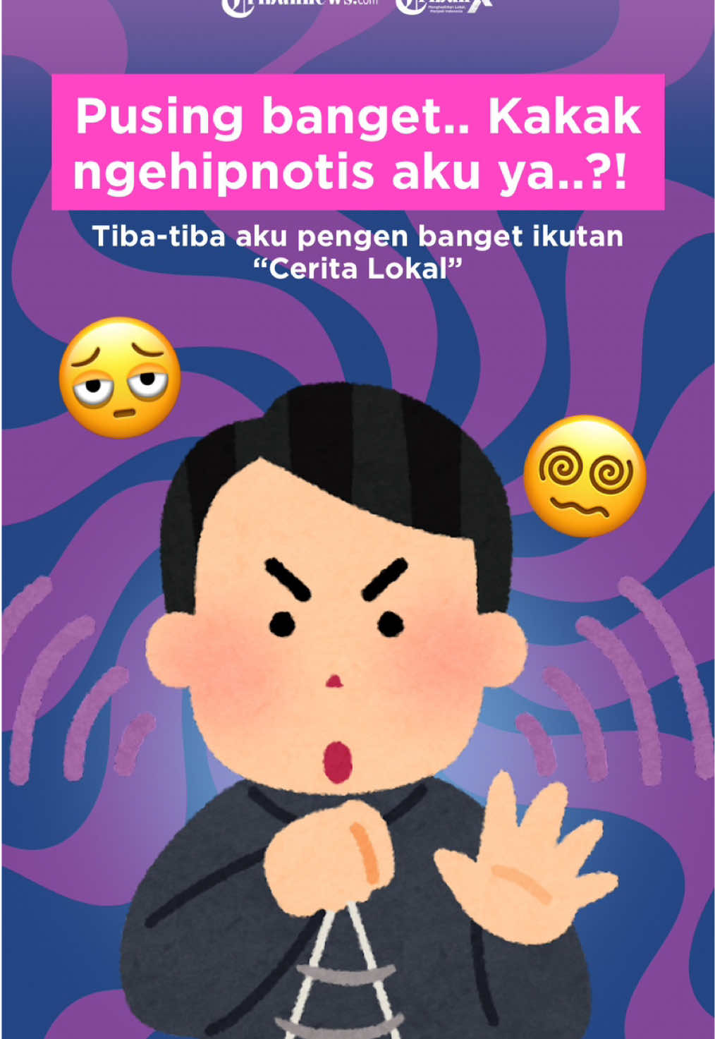 Kok tiba-tiba aku pusing ya... kok tiba-tiba aku pengen banget ikutan giveaway yang hadiahnya iPhone, iPad, Laptop, dan masih banyak lagi....⁉️ Iya... Iya... aku bakal registrasi ke Cerita Lokal sekarang juga kok... 🫩✨ Cerita Lokal adalah kampanye giveaway yang hadiahnya ada iPhone, iPad, Samsung, Laptop, Smart Watch, dan masih baaaaanyak lagi! 🎁🤩✨ Yakin masih mau nunggu? Nanti terlambat, loh! 🫵😆 Cek pinned post pada IG @TribunX.ID untuk lihat info lengkapnya! ________ TribunX #TribunX #TribunNews #Campaign #Event #Giveaway   