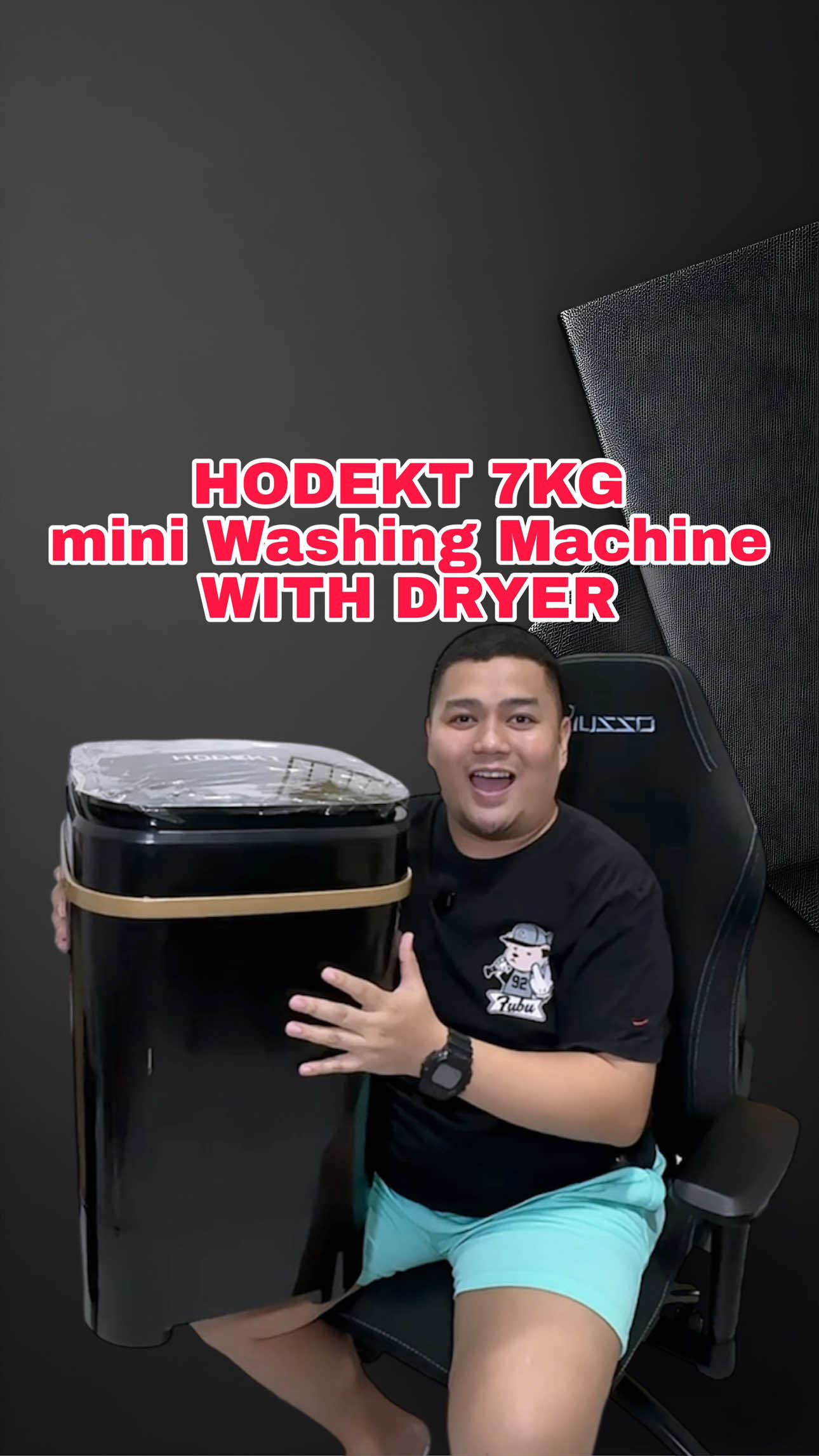 Grabe na mga gamit ngayon dati ang lalaki ng washing ngayon may mabibili ka narin na space saver😍 #hodekt #hodektph #hodektwashingmachine #miniwashingmachine 