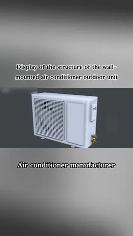 Air conditioner outdoor unit structure #airconditioner#wallsplitairconditioner#hvaclife#hvac#business 