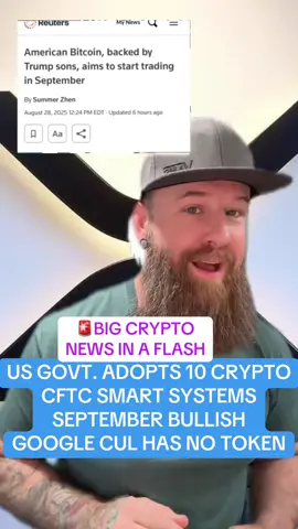 🚨Big crypto news today!🚨 The US Dept of Commerce just partnered with Chainlink + Pyth + Kraken to put macroeconomic data ONCHAIN across Ethereum, Solana, Polygon, Stellar & more! Add in American Bitcoin launching Sept., Ondo Finance going live Sept. 3rd, and WLFI Sept. 1st.. 👉September could flip the script for crypto markets! 🚀 #XRP #cryptonews #CNF #chainlink #rpcommunity