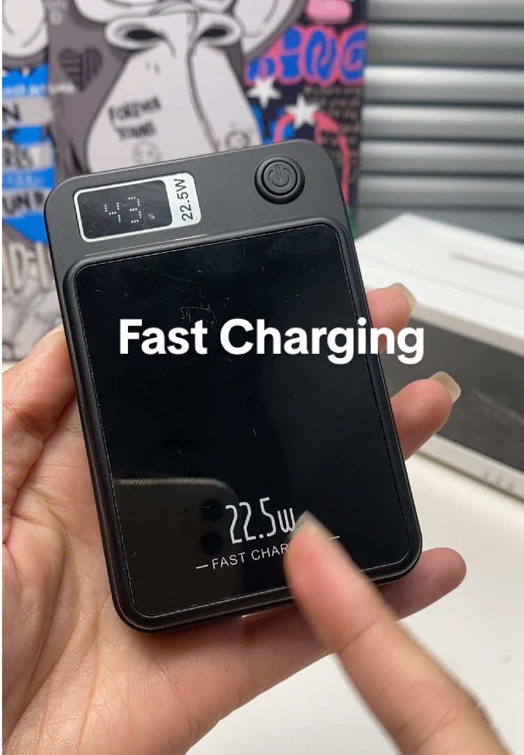 Portable power bank #tiktokmademebuyit #powerbank#magnetic #fastcharging #fyp 