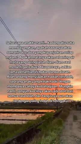 Semoga segera Allah titipkan pelangi kecil itu 🤲🏻✨#pejuanghamil #xybca #pjuanggaris2 #promil #fyp 