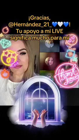 Hernández_21_💙🤍💙, gracias por tu valioso apoyo en mi LIVE. Seguiré esforzándome para crear contenido LIVE aún mejor.@Hernández_21_💙🤍💙 #tiktoklive #livehighlights #livegift #nightstar #estrellanocturna 