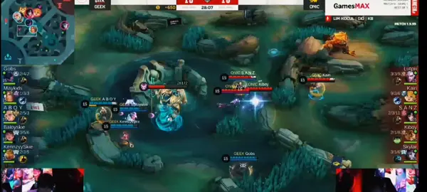 sorotan_  mpl id s16 ONIC VS GEEK  #MerdekaMabar #MobileLegendsBangBang #MLBB #onicesport #geekfam 