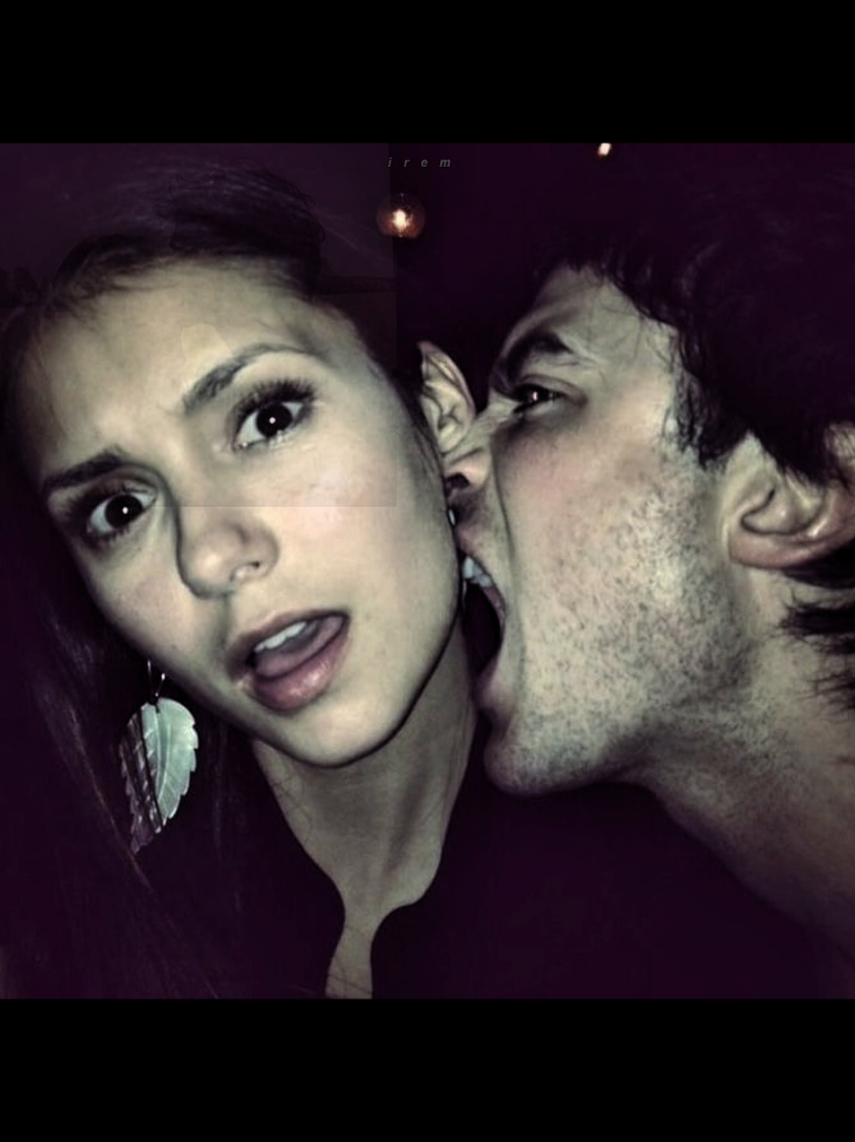 he #damonsalvatore  #elenagilbert #ninadobrev #iansomerholder #thevampirediaries 