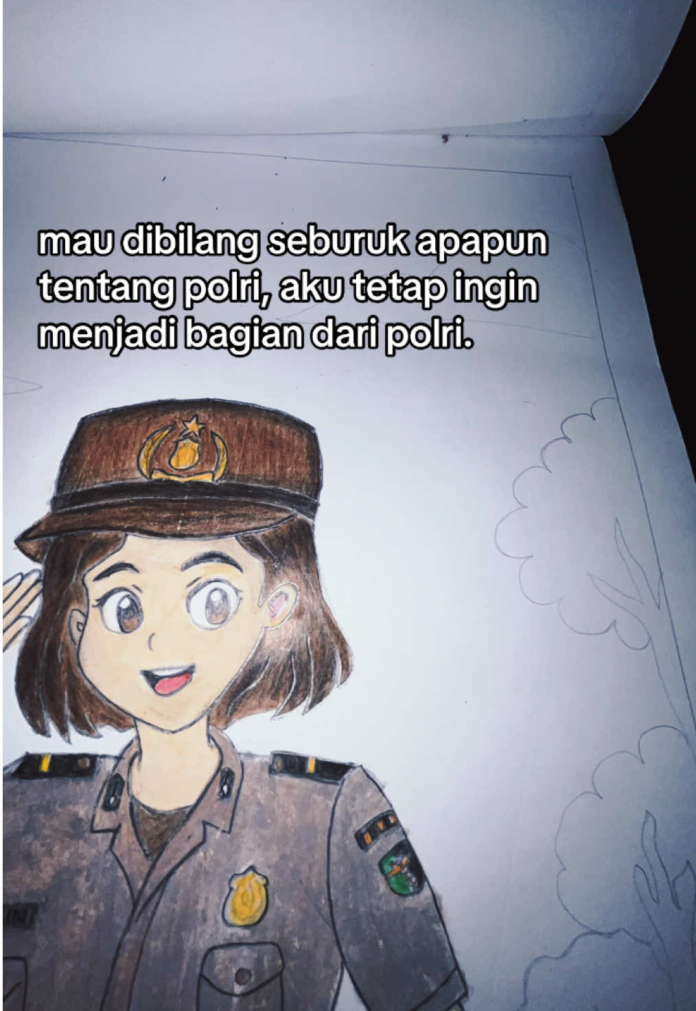 tidak semuanya jahat dan tidak semuanya baik.👮🏻‍♀️ . . #untukmu #fyp #abdinegara #polri #polwan 