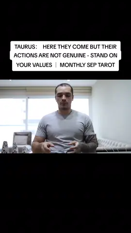 TAURUS：  HERE THEY COME BUT THEIR ACTIONS ARE NOT GENUINE - STAND ON YOUR VALUES ｜ MONTHLY SEP TAROT#tarot #tarotreading 