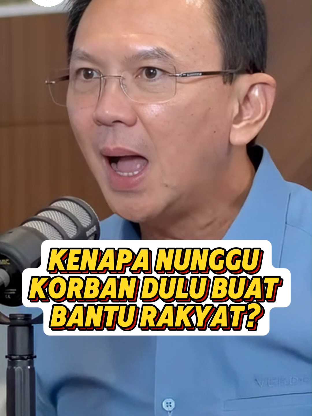 KENAPA NUNGGU KORBAN DULU BARU BANTU RAKYAT? Tonton selengkapnya di YT Big Alpha dengan narasumber Pak Ahok Basuki Tjahaja Purnama #klip #podcast #ketawaitusehat #ahok #bigalpha