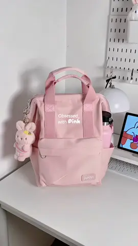 Paling gabisa skip barang2 warna pinkeuu🤏🏻🌸 gemesss bgt!💗 #backpack #ransel #ranselsekolah #tassekolah 