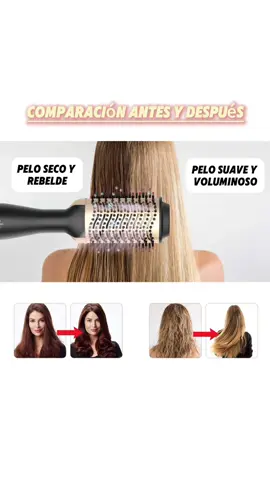 Rizador multifuncional 4 en 1,Me secó el cabello y me lo alisó al mismo tiempo❤️iEI mejor cepillo que he probado!🫶🫶 #ondascabello#secadordepelo#ondascabello#peinadosrapidos#blower#tiktokviral#fyppp  