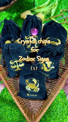 Crystal chips for 12 Zodiac signs, Part 1️⃣#crystals #fadkeys #chips #energy #crystal 