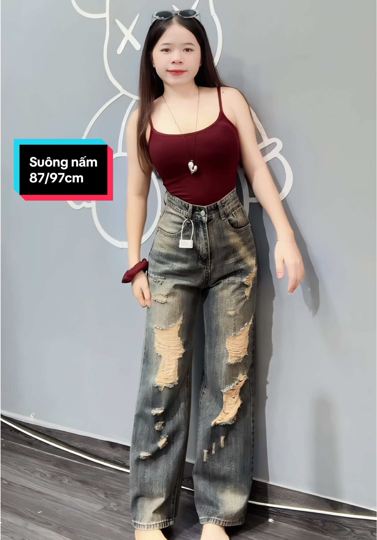 Vừa rách vừa loang nhìn sang phải biết 🤭#viral #xh #xuhuong #jeans #suongnam🍄🌵 