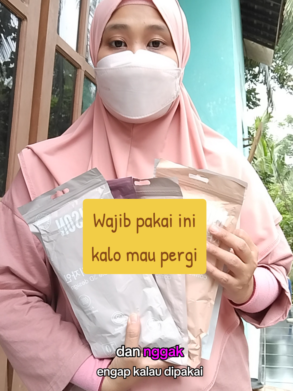 Kemana mana jangan lupa pakai ini 🥰 #masker #maskermousonkf94 #maskerviral 