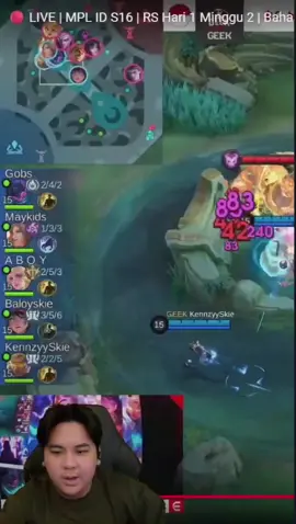 Penjelasan dari luke kenapa GEEK game satu kalah lawan ONIC🗿🤣#fyp #luke #MerdekaMabar #MobileLegendsBangBang #MLBB 