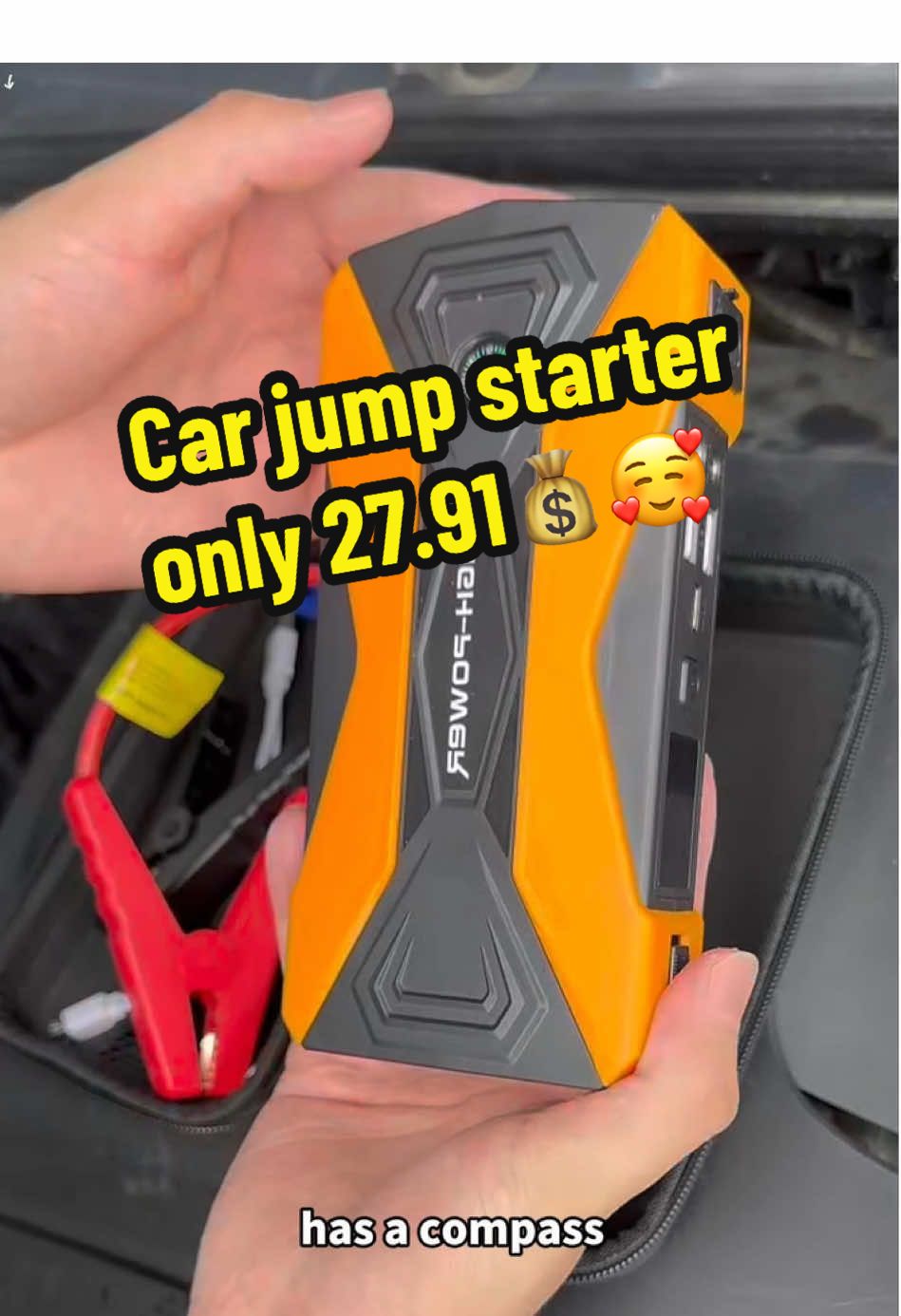 Limited-time discount on Labor Day, click the shopping cart to take it home.#car #carjumpstarter #jumpstarter #jump 