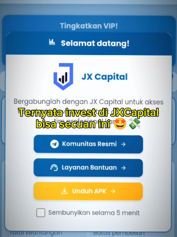 Modal 50k bisa sampe secuan ini 🤩  #jxcapital #investasipemula #lewatberanda #zyxcba #fyp 