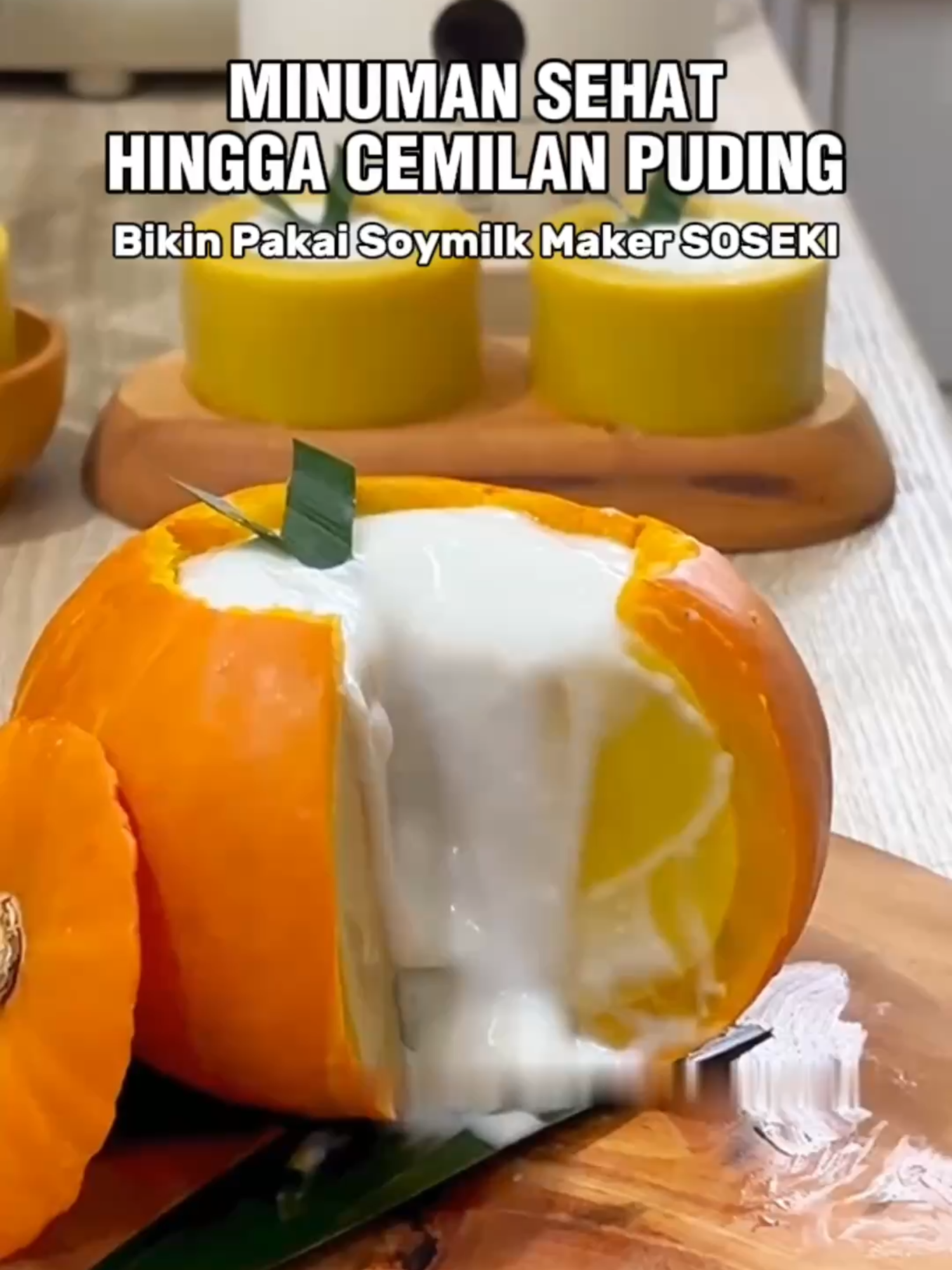 Bikin puding lembut sampai minuman sehat nanas segar sekarang gampang banget ✨ Cukup pakai Soymilk Maker Soseki, dari camilan manis sampai minuman sehat bisa dibuat sendiri di rumah 🥤 #soseki #sosekisoymilkmaker #soymilkmaker #resepminumansehat