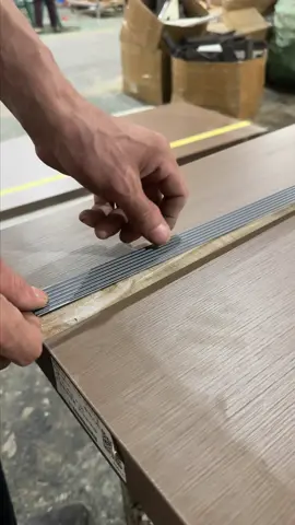 Add aluminum alloy decorative strips on the surface of wooden doors#doors #woods #XINICE #Painted #plywoodchallenge #woodworking 