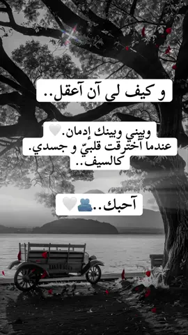 وكيف_ لي _أن آعقل و_بيني _وبينك ادمان ._عندما _آخترقت _قلبي و _جسدي كالسيف ..__آحبك ..#capcut #foryou #foryoupage #viralvideo #duet 