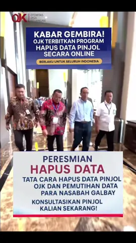 KABAR GEMBIRA!Peresmian hapus data pinjol berlaku untuk seluruh Indonesia,Ayo segera daftar diri Anda agar terbebas dari hutang#pinjol #pinjolkejam #pinjollegal #pinjolsadis 