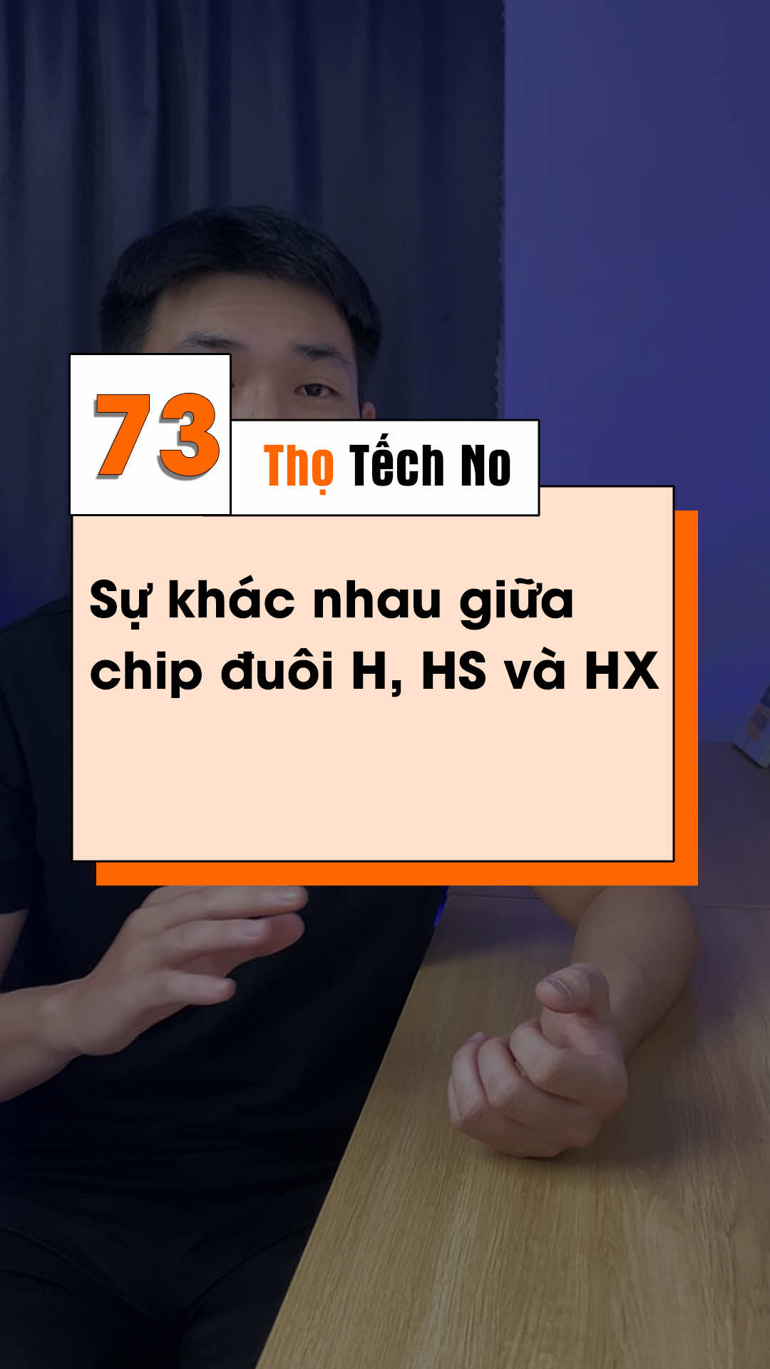 Sự khác nhau giữa chip đuôi H, HS và HX #thotechno #laptop #tansinhvien #LearnOnTikTok #daihoc 