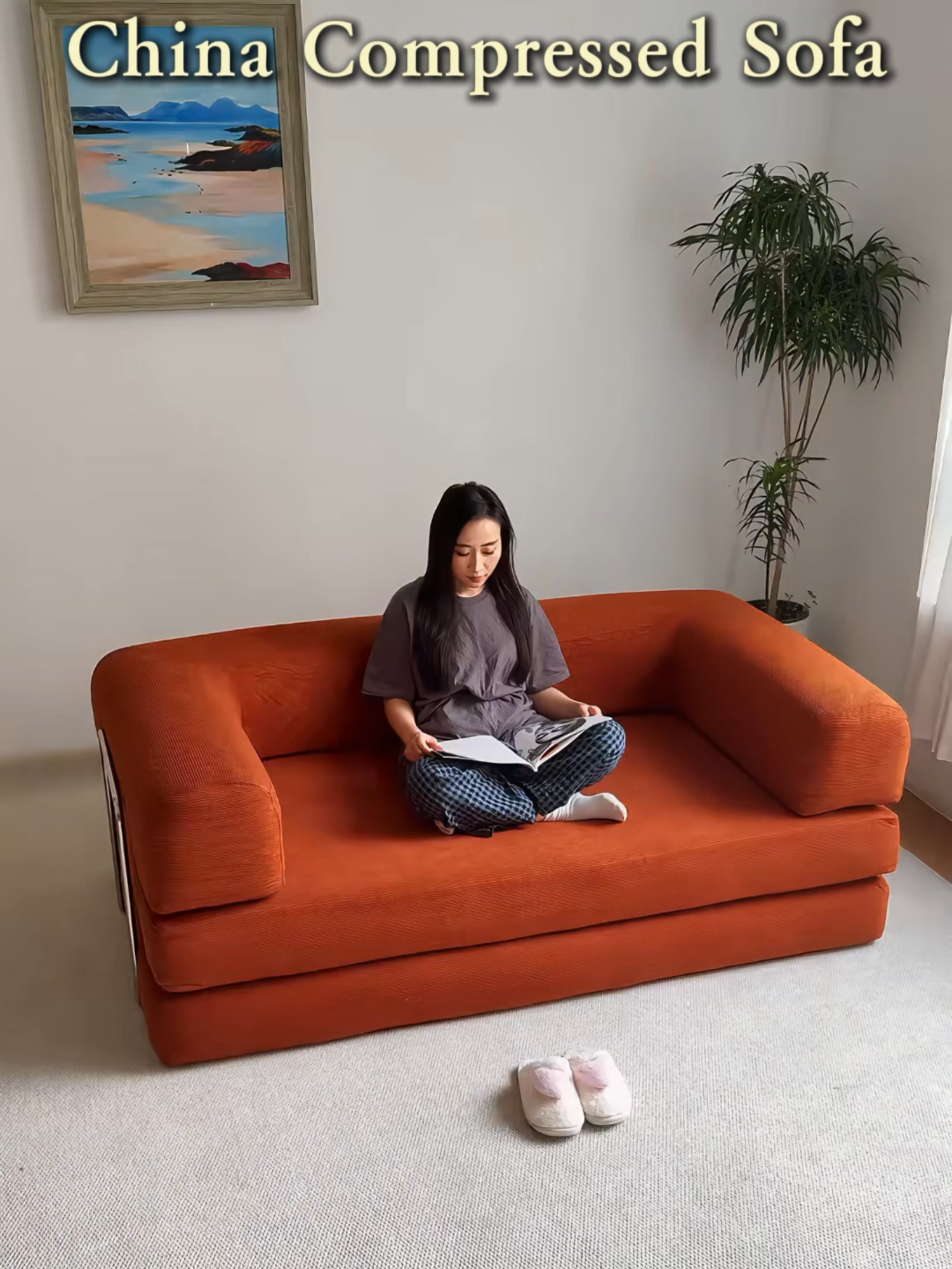 The quality of Chinese compressed sofas is exceptionally good.#Sofa