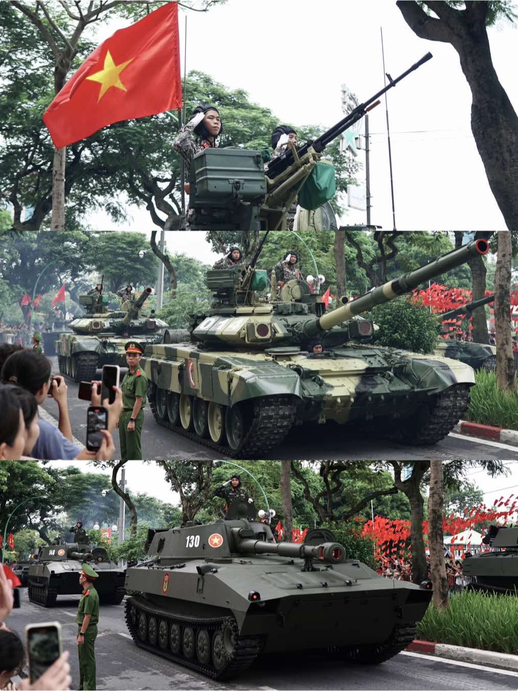 tiếng máy, tiếng xích xe tăng chuyển động trên mặt đường. đeo tai nghe vào, cảm nhận sự ồn ào này đi 😱 #dizhxuan #80namquockhanh #khitaiquansu #dieubinhvietnam #quockhanh 