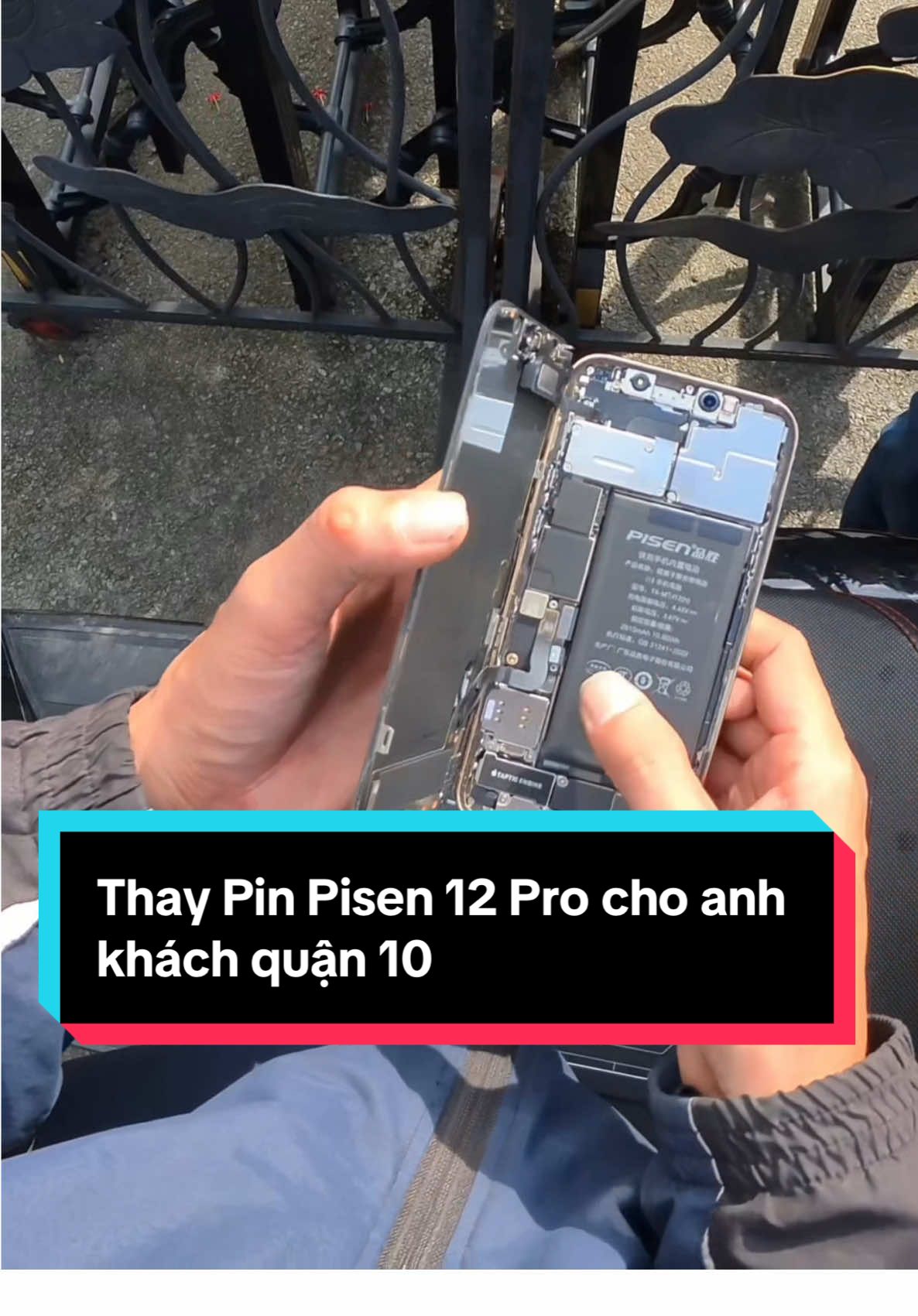Táo Tận Nhà - Thay Pin 12 Pro - Tận Nhà - Tận Nơi #thaypiniphone #fyp #xuhuongtiktok#hochiminh #xuhuongtiktok 