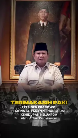 TERIMAKASIH PAK ! PRESIDEN PRABOWO: PEMERINTAH AKAN MENANGGUNG KEHIDUPAN KELUARGA Alm. Affan Kurniawan #prabowo #ojol #demo 
