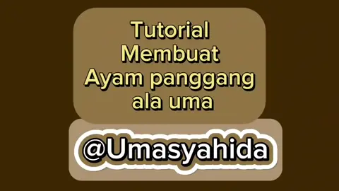 1 setengah kilo ayam 1 bungkus bumbu racik ayam 5 siung baput 3 butir bamer Seperempat keping gula merah 1 sendok takar garam 1 sendok takar penyedap 1 ruas jahe Setengah ruas lengkuas 1 sdm saus tiram 1 sdm cuka #promomakangajian #fyp #viraltiktok #umasyahidauluhbakumpai #tutorialmasak 