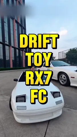 Lady drive on mini drift toy car RX7(FC)  #toys #driftcart #gokart #initiald #fc 